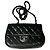 Chanel Classic Single Flap Quilted Lambskin Mini Negro