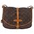 Borsa Louis Vuitton Saumur Monogram Canvas 30 Marrone - vista 2