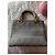 Christian Dior Borsa Lady Dior Medium in Tela Grigia Grigio - vista 17