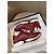 Chanel Sneakers in pelle bordeaux con logo CC Rosso - vista 2
