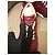 Chanel Sneakers in pelle bordeaux con logo CC Rosso - vista 8