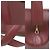 Borsa Mini Boston Cartier Rosso Bordò - vista 8