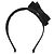 Chanel Coco Mark Ribbon Satin Velvet Headband Black - view 3