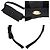Chanel Coco Mark Ribbon Satin Velvet Headband Black - view 4