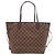 Bolso Tote Louis Vuitton Neverfull MM Damier Castaño Damier ebene - vista 2
