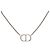 Collana Christian Dior CD Logo in Argento Sterling 925