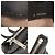 Borsa Tote Valextra V-Line in pelle nera Nero - vista 8
