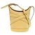 Borsa a tracolla in pelle gialla Alexander McQueen Giallo