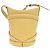 Borsa a tracolla in pelle gialla Alexander McQueen Giallo - vista 2