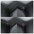 Borsa a mano 2-Way in pelle nera Jimmy Choo Rocket Studs Nero - vista 12
