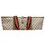 Borsa a spalla tote Gucci Marrone Rosso Beige Verde