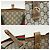 Borsa a spalla tote Gucci Marrone Rosso Beige Verde - vista 14