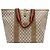 Borsa a spalla tote Gucci Marrone Rosso Beige Verde - vista 2