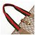Borsa a spalla tote Gucci Marrone Rosso Beige Verde - vista 8