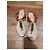 Sandali Thong Chanel in Pelle Verniciata Rossa a Monete Rosso - vista 8