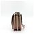 Autre Marque Borsa a tracolla Saint Laurent Sunset in pelle metallizzata craquelé Small Rosa - vista 3