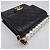 Clutch de aba Chanel Chic Pearls com corrente em pele de cordeiro acolchoada Mini Preto - vista 7