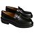 Mocassini in pelle nera Christian Dior Nero