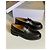 Mocassini in pelle nera Christian Dior Nero - vista 10