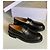 Mocassini in pelle nera Christian Dior Nero - vista 12