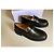 Mocassini in pelle nera Christian Dior Nero - vista 4