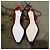 Autre Marque Rote Samt-High-Heels - Ansicht 2