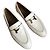 Hermès Weiße Leder-Loafer