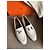Hermès Weiße Leder-Loafer - Ansicht 14