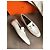 Hermès Weiße Leder-Loafer - Ansicht 7