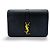 Autre Marque Borsa a tracolla Saint Laurent Classic Monogram in pelle metallizzata Medium Nero