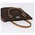 Borsa PRADA Tweed Brown Silver Auth 202875A Marrone Argento - vista 6