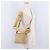 Borsa a tracolla CHANEL Matelasse in pelle d'agnello beige con CC dorato Auth 200437A D'oro - vista 24