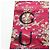 GUCCI Stola Blumenmuster Seide Bordeaux Auth am12538M - Ansicht 7