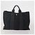 Hermès HERMES Chanel Tote Bag Canvas 2 Set Black Beige Auth ti4035 Nero - vista 3