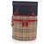 Burberrys Nova Check Vanity Handtasche aus Canvas Beige Gold authentisch 200575V Golden - Ansicht 12