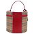 Burberrys Nova Check Vanity Handtasche aus Canvas Beige Gold authentisch 200575V Golden - Ansicht 2