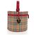 Burberrys Nova Check Vanity Handtasche aus Canvas Beige Gold authentisch 200575V Golden - Ansicht 4