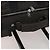 Hermès HERMES Her Line Suitcase Canvas Gray Silver Auth 202265 Castaño Plata - vista 9