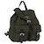 Zaino PRADA Nylon Khaki Silver Auth hk4019 Argento Cachi