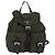 Zaino PRADA Nylon Khaki Silver Auth hk4019 Argento Cachi - vista 13
