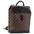 Mochila LOUIS VUITTON Damier Ebene Soho N51132 LV Auth ka6086