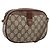 Borsa GUCCI GG Supreme Web Sherry Line PVC Beige Oro 007 58 6112 Auth 202703 D'oro