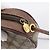 Borsa GUCCI GG Supreme Web Sherry Line PVC Beige Oro 007 58 6112 Auth 202703 D'oro - vista 10
