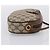 Borsa GUCCI GG Supreme Web Sherry Line PVC Beige Oro 007 58 6112 Auth 202703 D'oro - vista 4