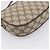 Borsa GUCCI GG Supreme Web Sherry Line PVC Beige Oro 007 58 6112 Auth 202703 D'oro - vista 9