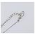 Bracciale Mela Christian Dior metallo Silver Auth SW2815V Argento - vista 13