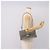 Borsa CHANEL Chain Matelasse 25 in jersey di cotone Nero Bianco gold CC Auth 202910SM D'oro - vista 29