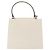 Salvatore Ferragamo Hand Bag Leather 2way Ivory Silver Auth 199898 Silvery Cream - view 2