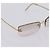 CHANEL CC Randlose Strass-Sonnenbrille aus Metall Brown CC Auth am12579M Braun - Ansicht 6