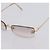 CHANEL CC Randlose Strass-Sonnenbrille aus Metall Brown CC Auth am12579M Braun - Ansicht 7